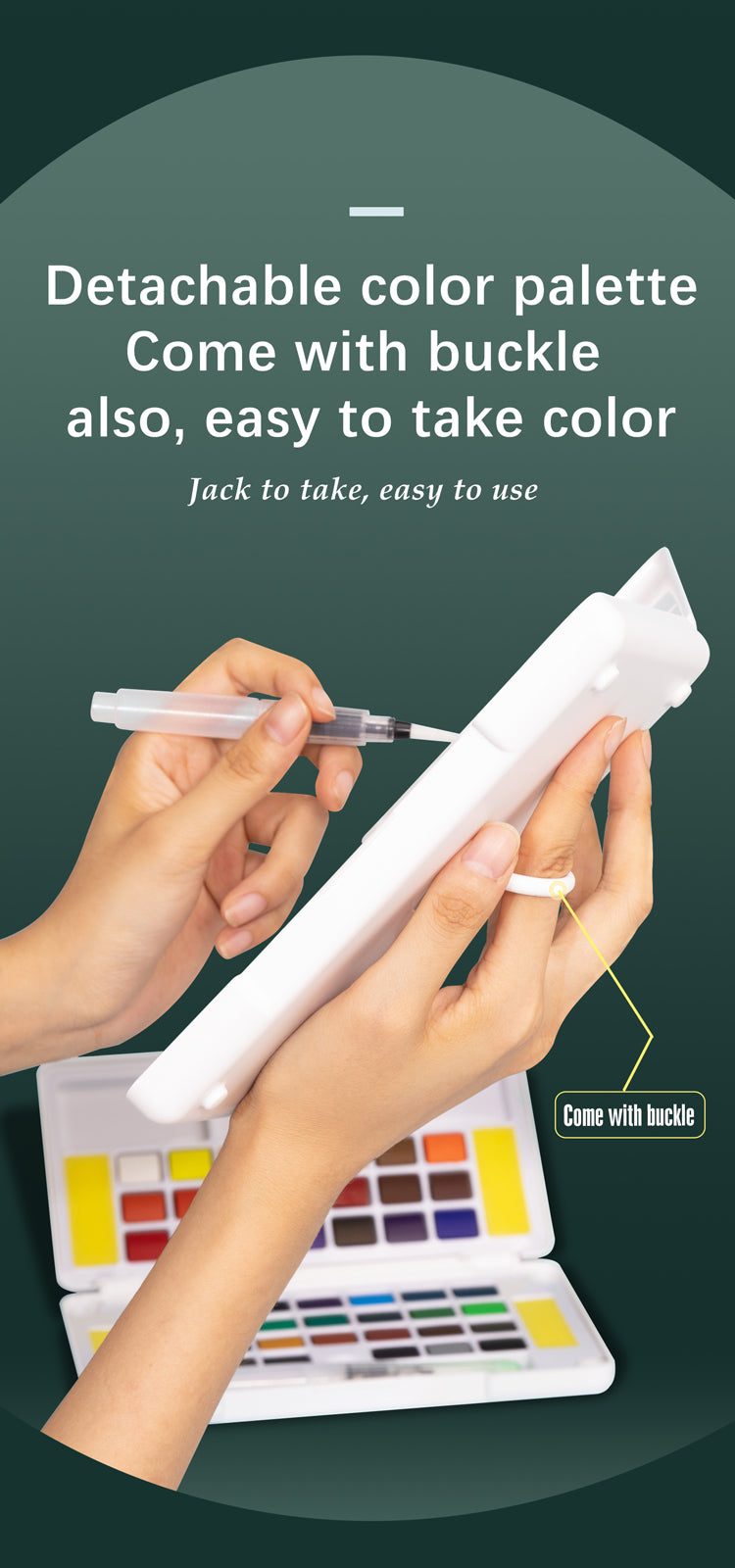 Watercolor Solid Pigment Set Combination, Art Specific Painting Tool